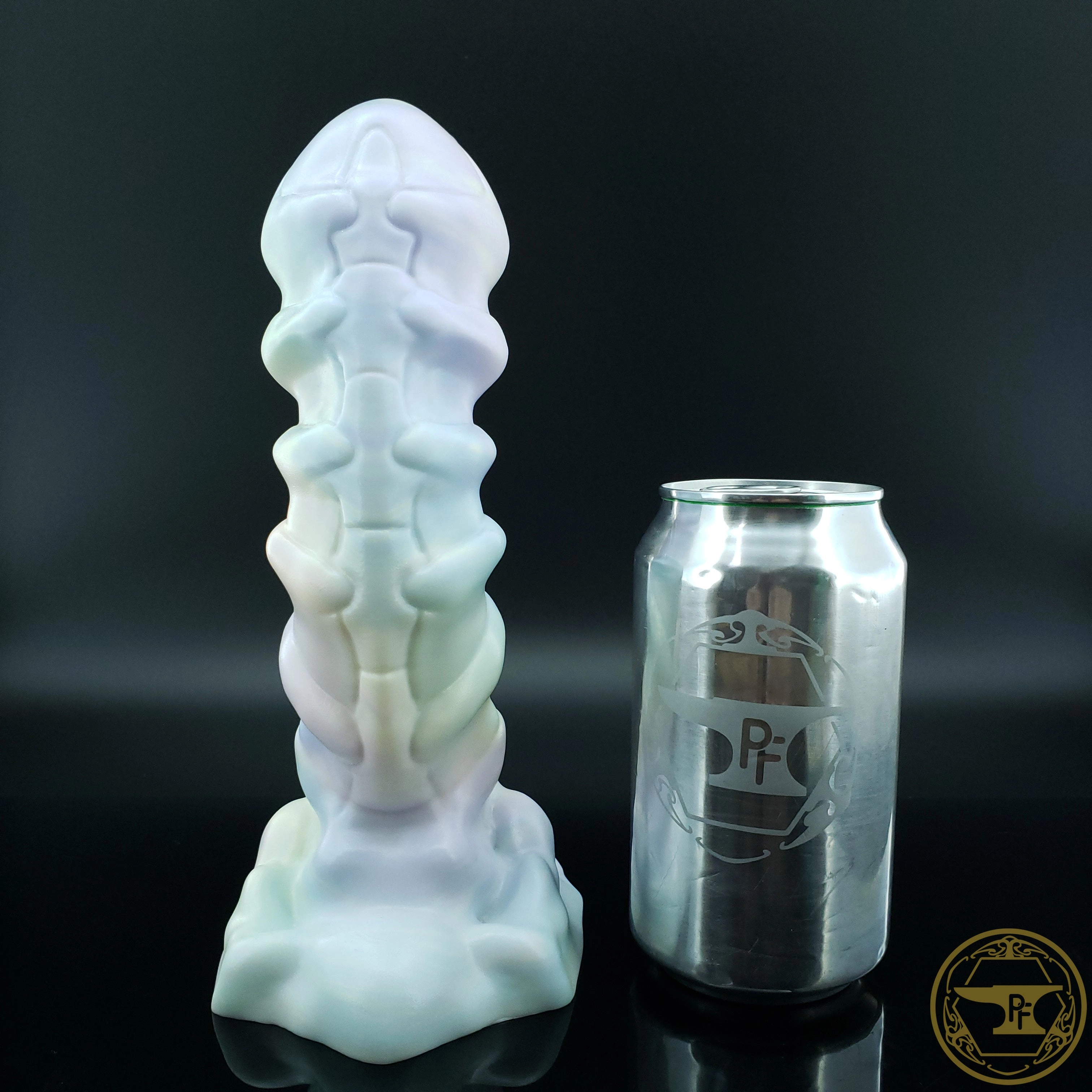 *|3/27|* Large Bone Devil, Medium 00-50 Firmness, VERY Calm Pastel Rainbows, 6029