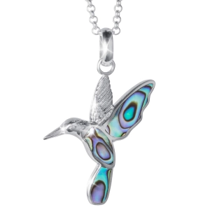 Abalone Hummingbird Pendant - Special Offer