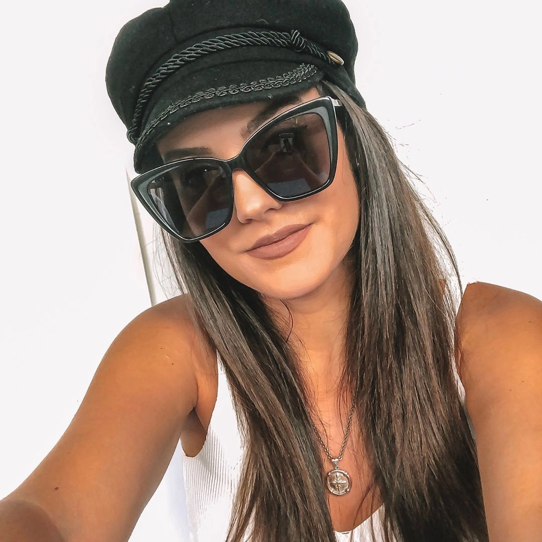 BECKY II - BLACK   DARK SMOKE POLARIZED SUNGLASSES