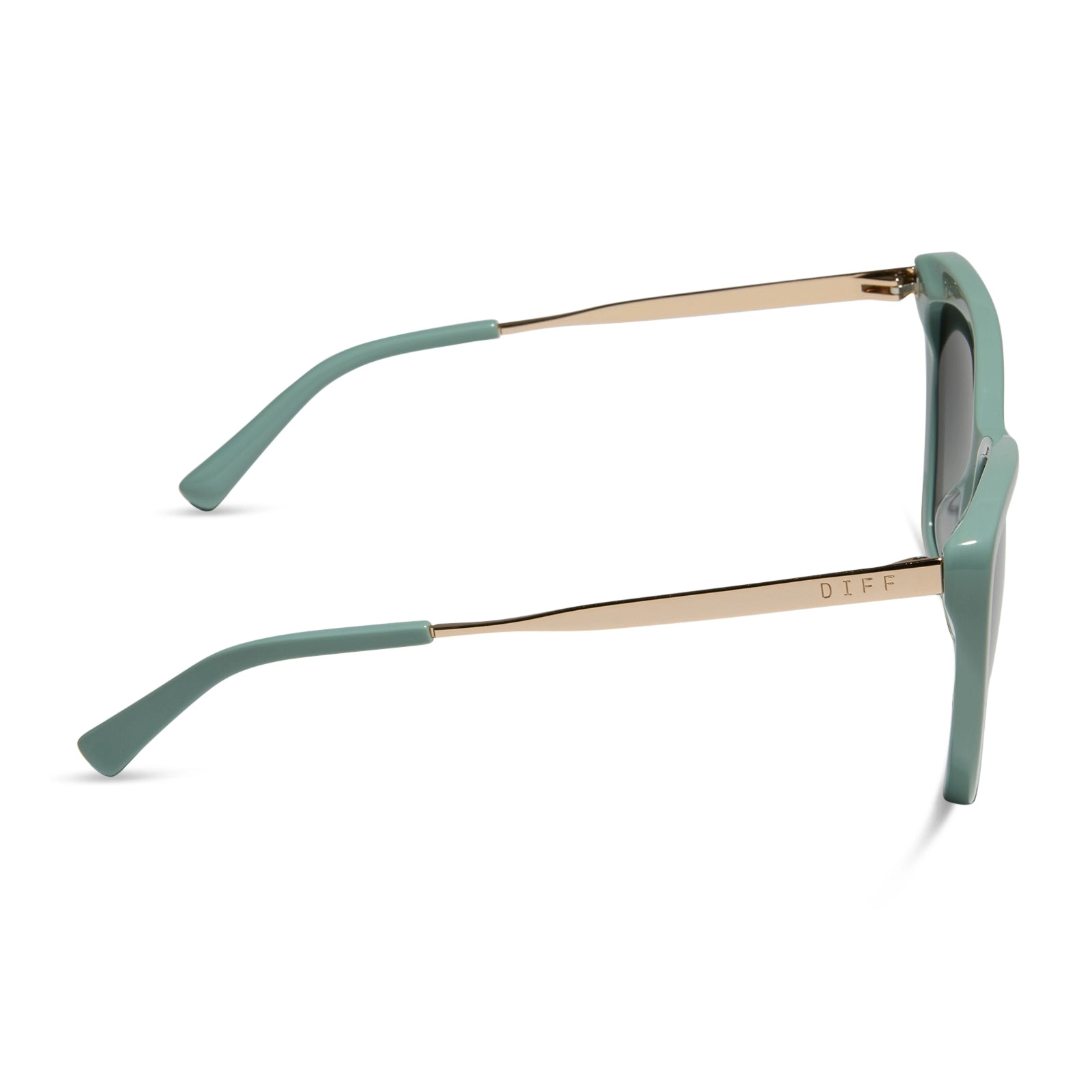 BECKY II - STEEL TEAL   GREY GRADIENT SUNGLASSES