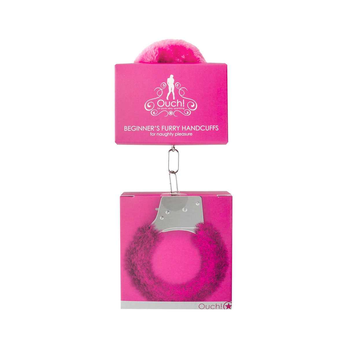 Beginners Furry Handcuffs in Pink