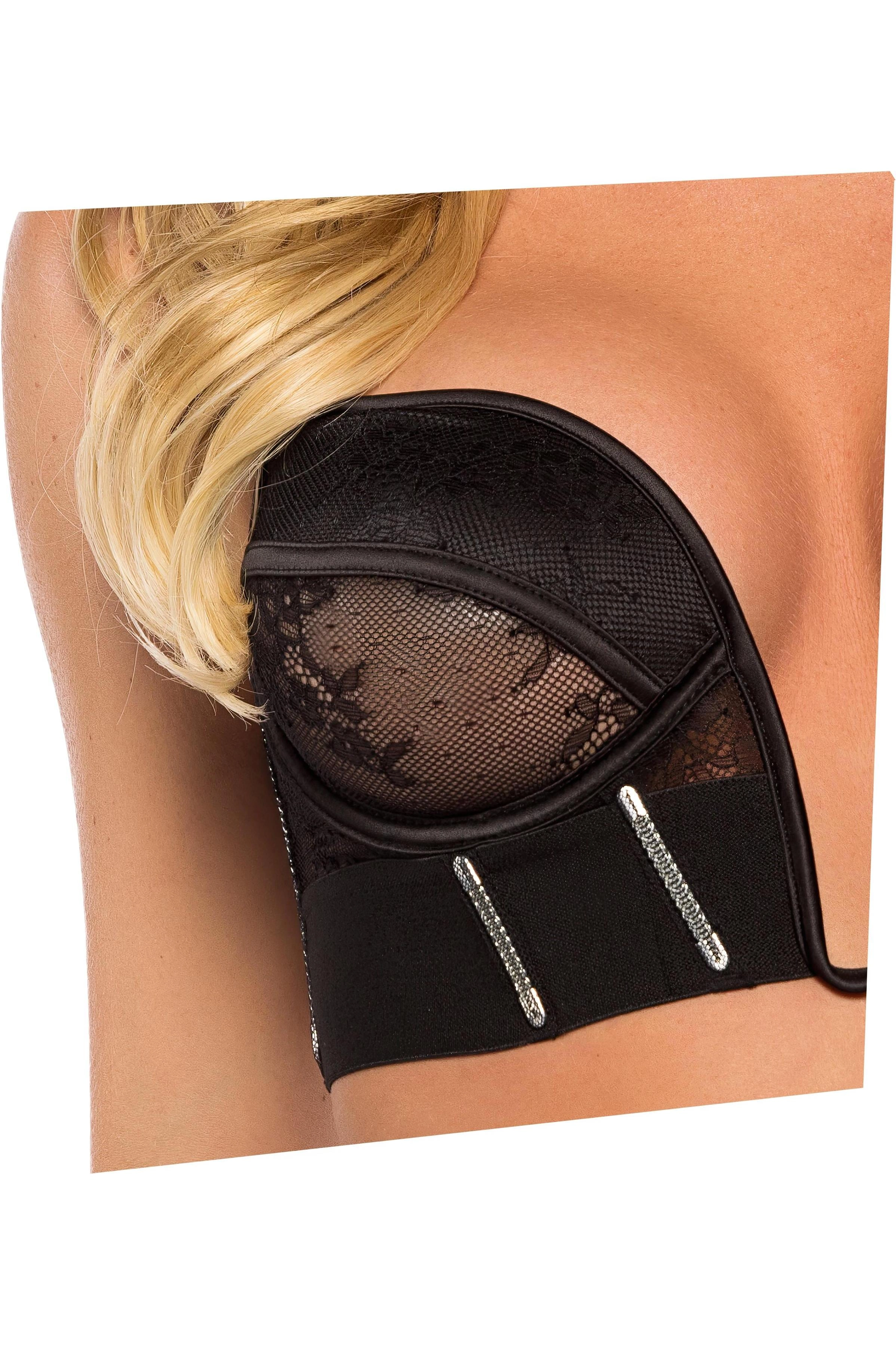 Belle Noir 2-Piece Bustier Set