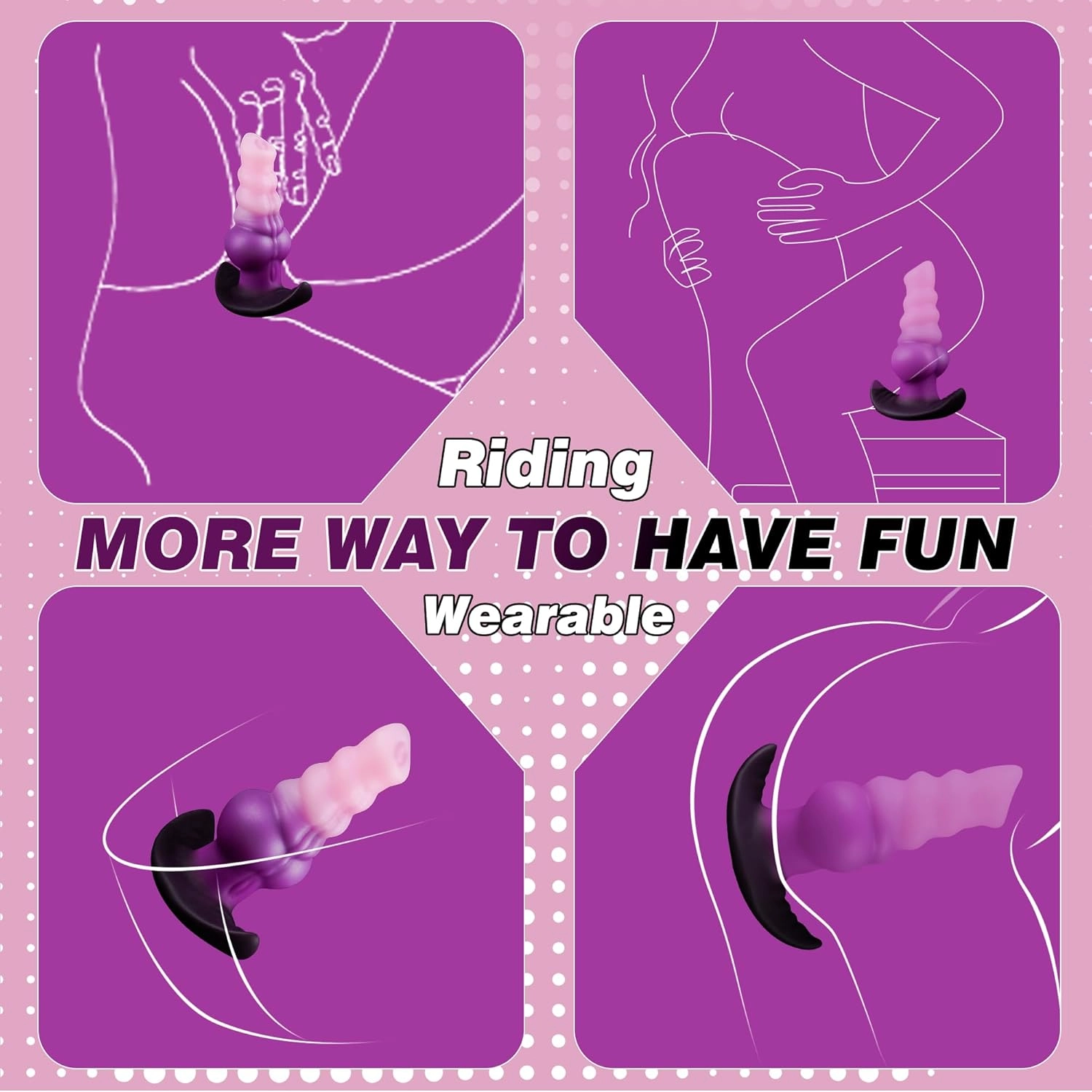 Berg 6.3 Anal Plug Large Butt Plug Knot Dildo-Laphwing