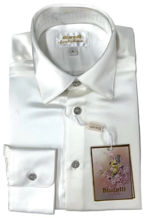 Bergamo Elegant BTX-96 Dress Shirt - White