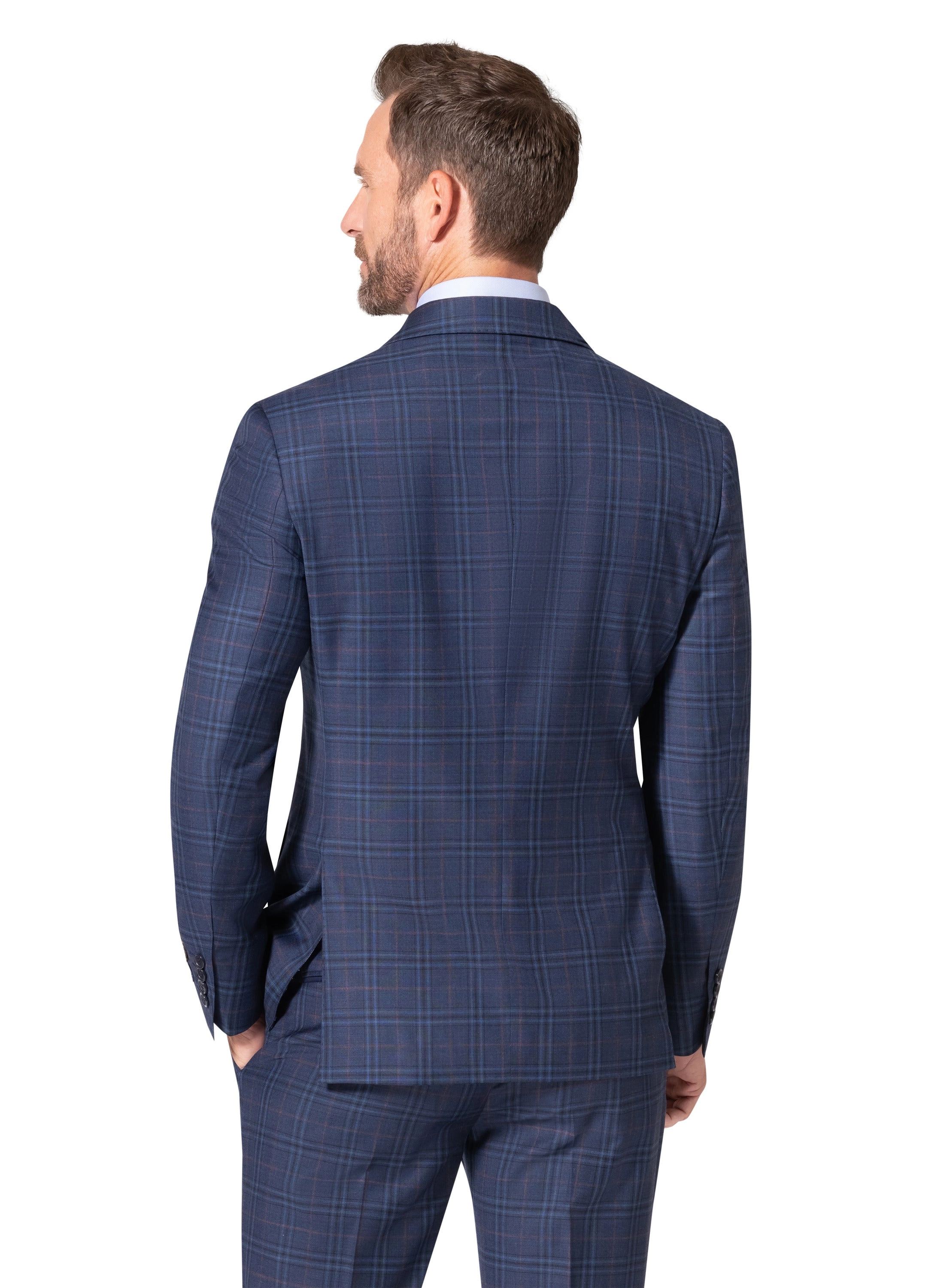 Bergamo Elegant - Faille Wool 10005.4101 D/B Slim Fit Suit