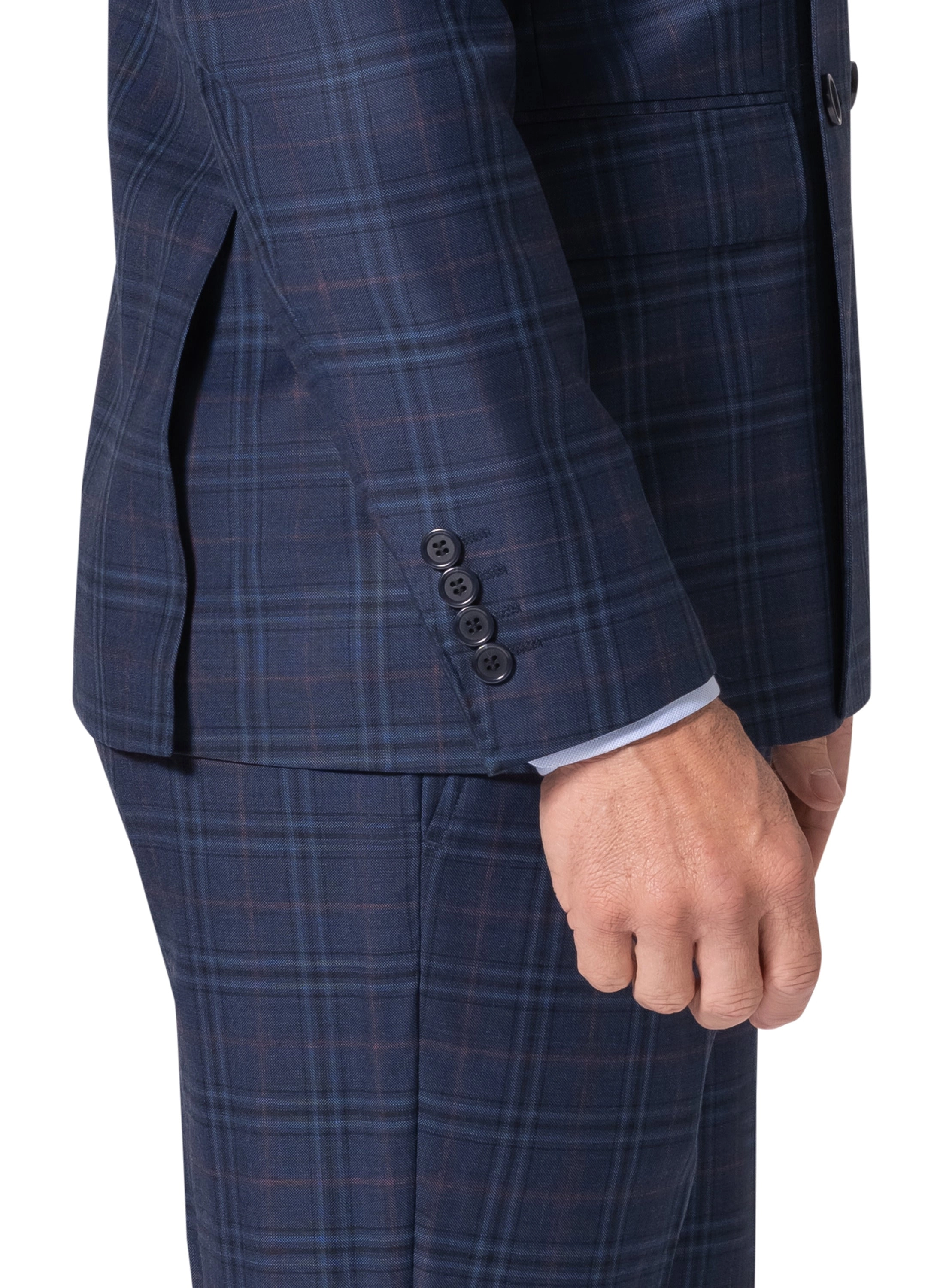 Bergamo Elegant - Faille Wool 10005.4101 D/B Slim Fit Suit