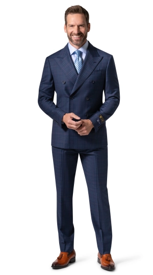 Bergamo Elegant - Faille Wool 10005.4101 D/B Slim Fit Suit