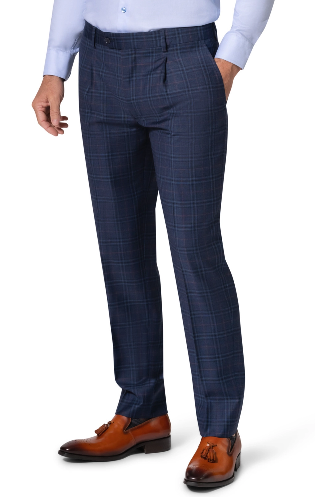 Bergamo Elegant - Faille Wool 10005.4101 D/B Slim Fit Suit