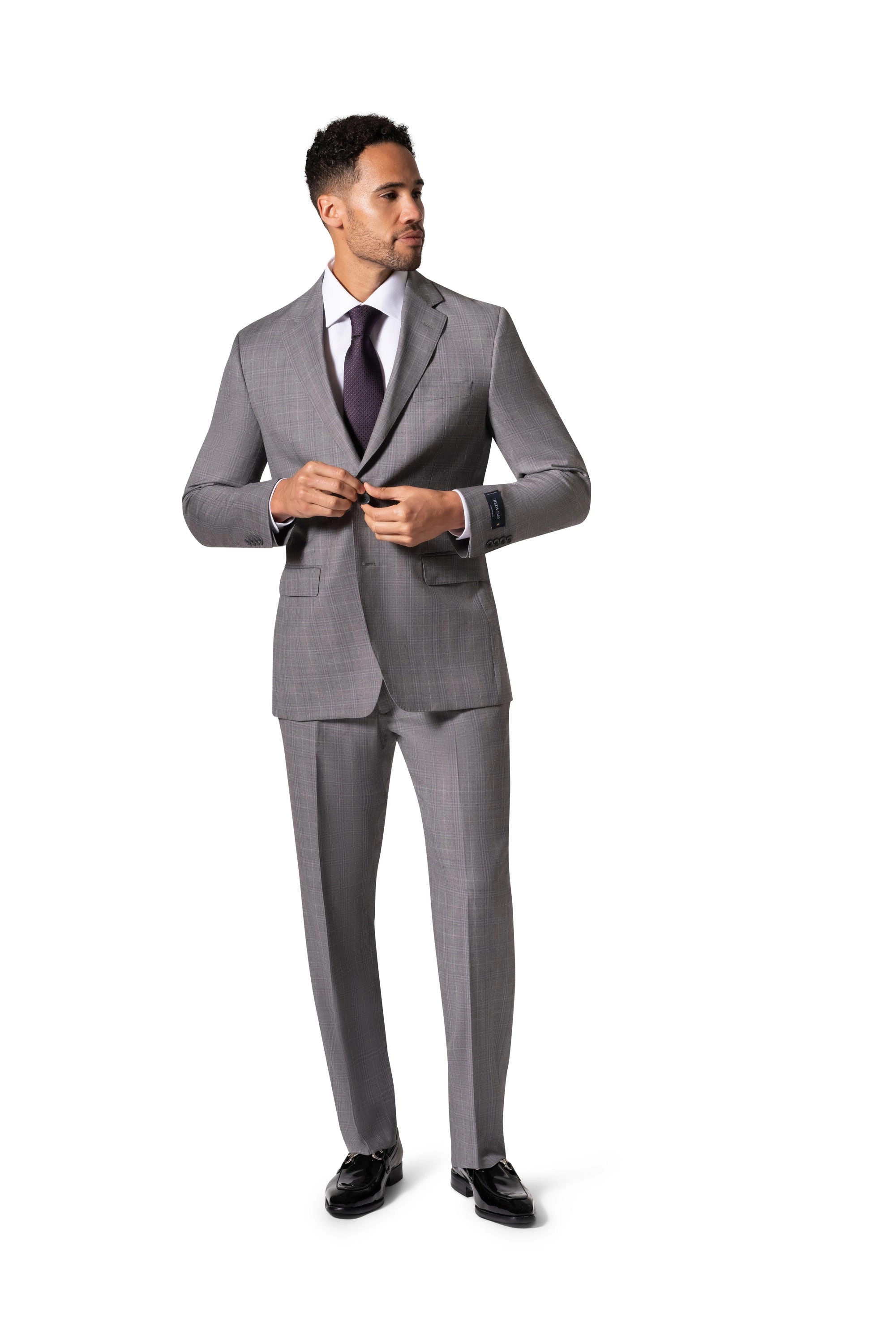 Bergamo Elegant - Reda |  188.456 Modern 2-Piece Suit - Grey