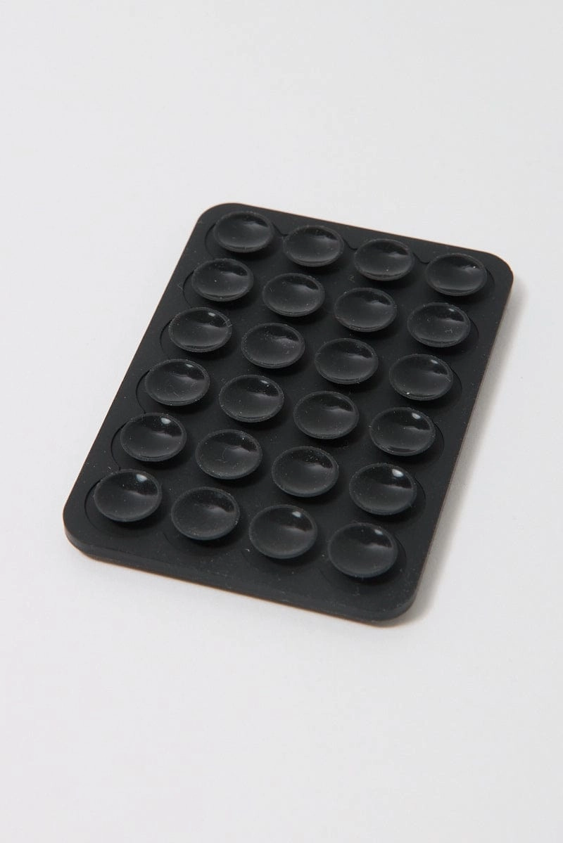 Black Double Side Suction Phone Grip