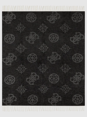 Black Logo Blanket