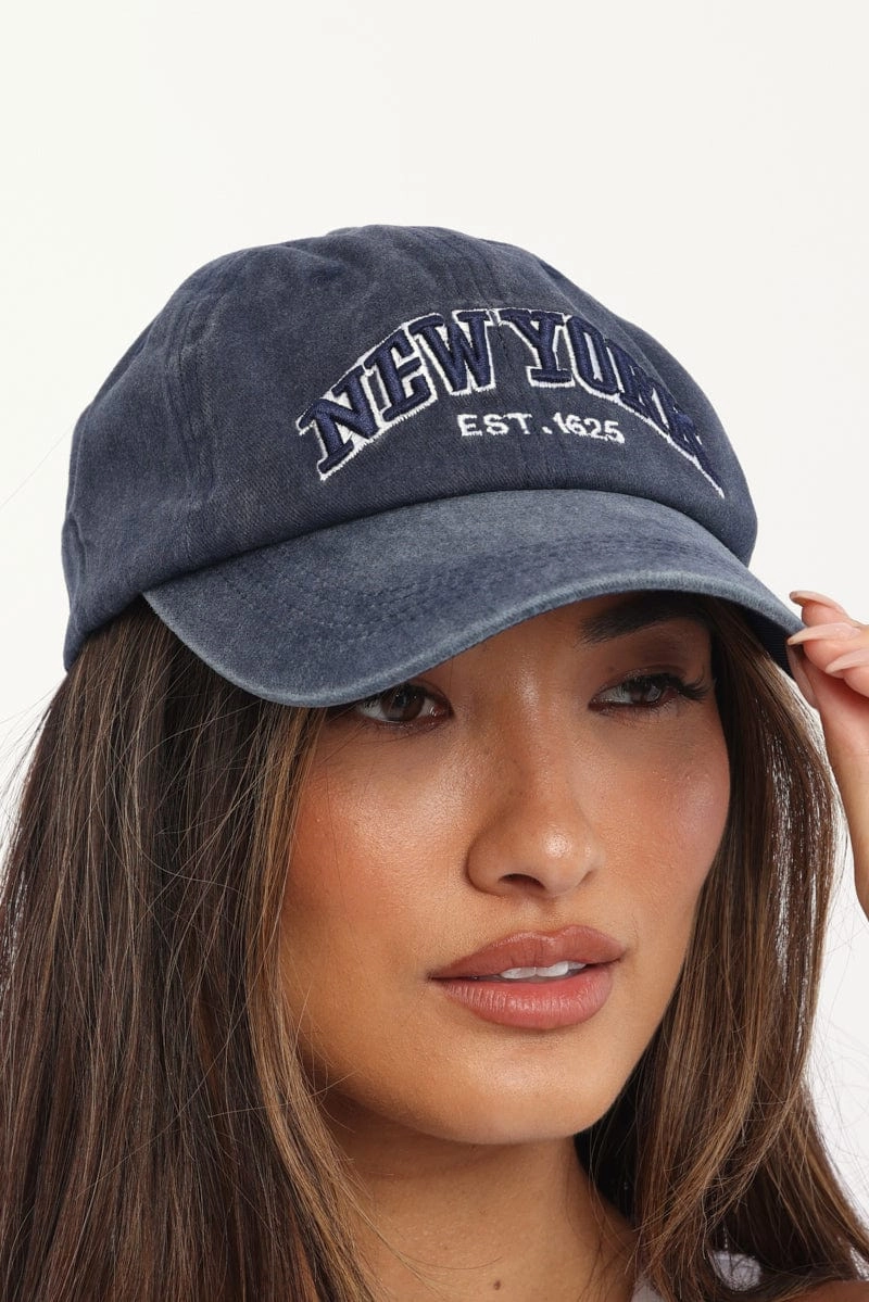 Blue New York Cap