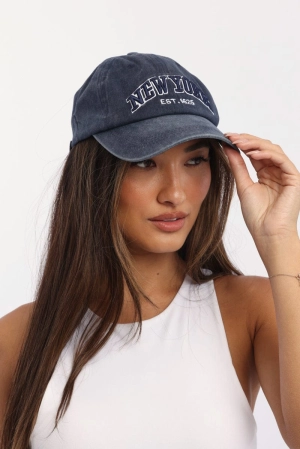 Blue New York Cap