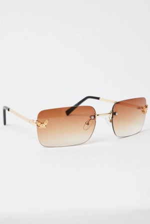 Brown Fashion Sunglasses