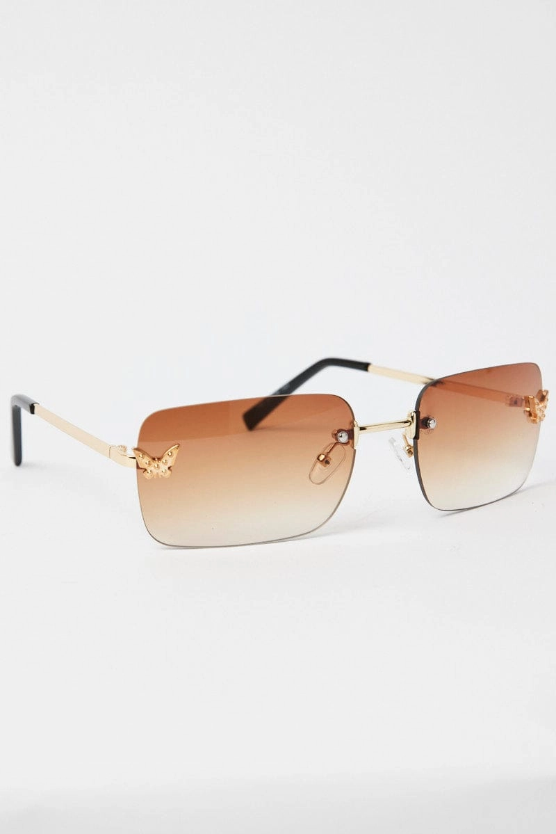 Brown Fashion Sunglasses