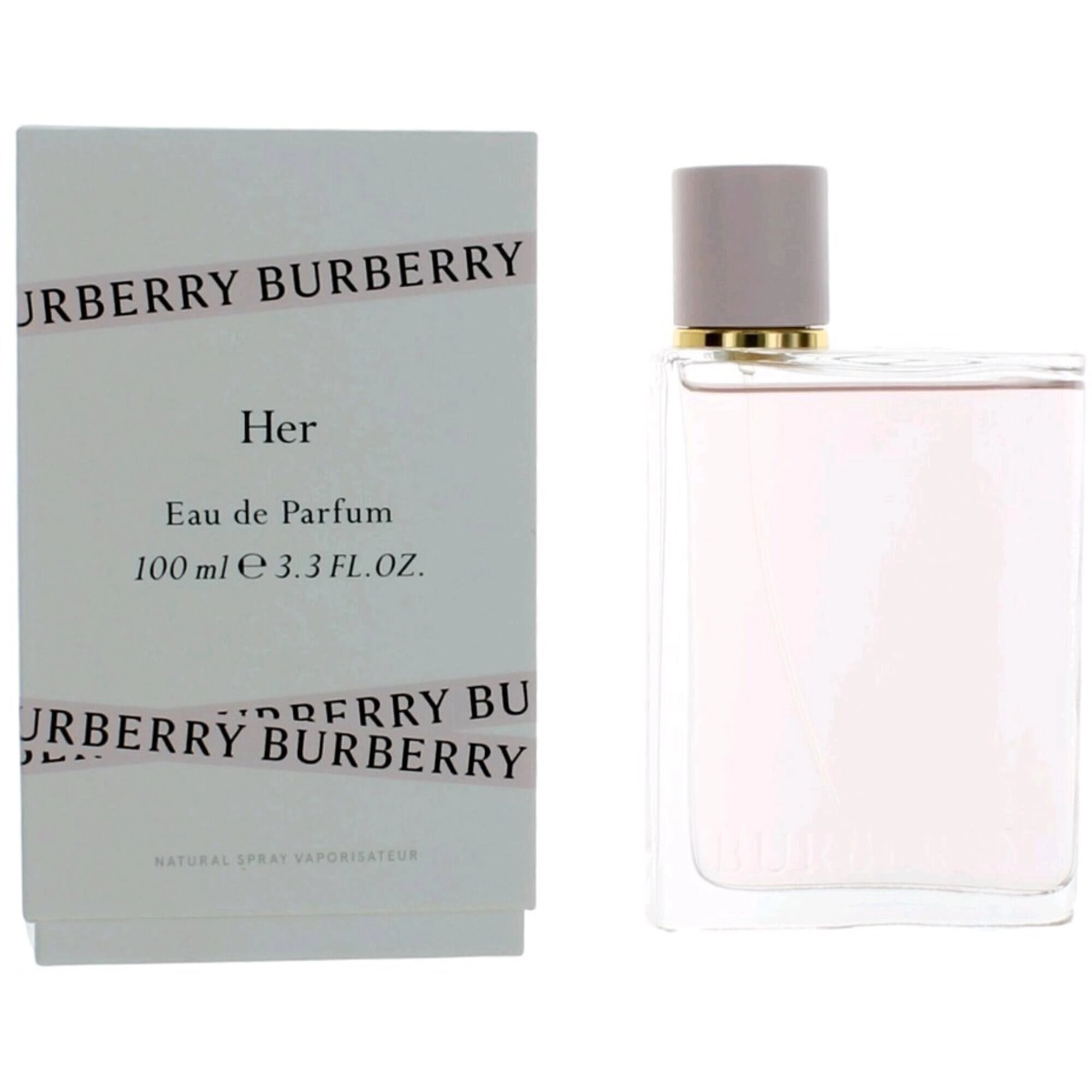Burberry Women's Eau De Parfum Spray - Her Fruity and Floral Fragrance, 3.3 oz