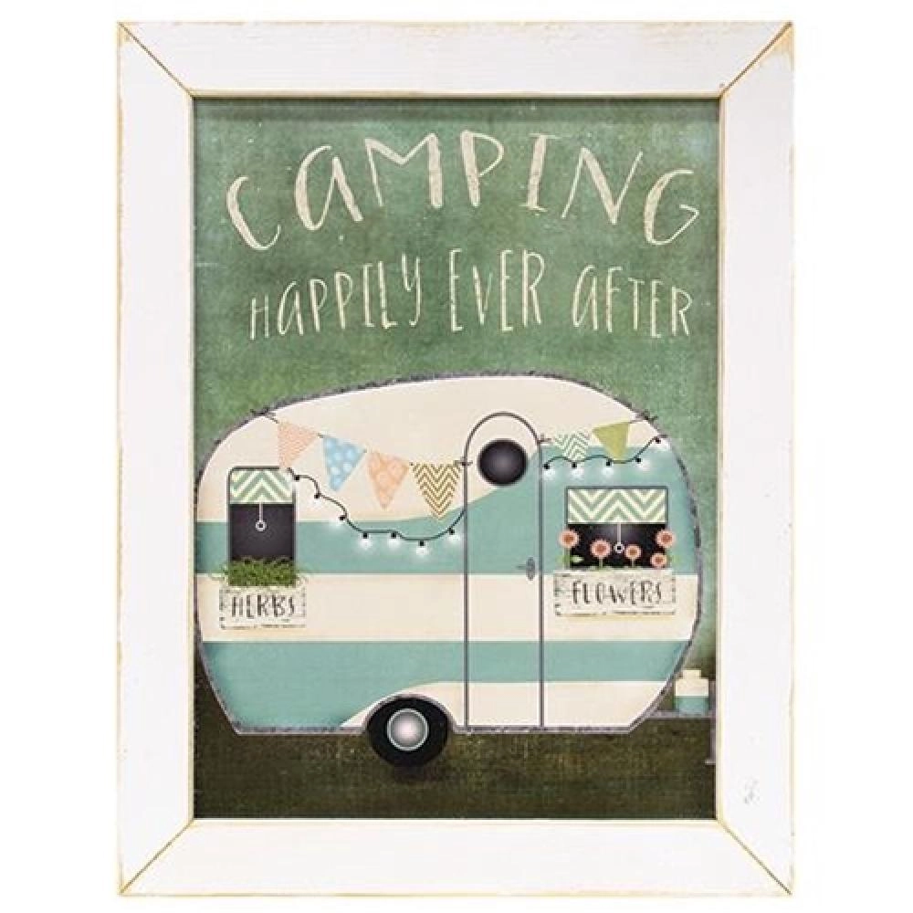 *Camping Happily Ever After Framed Print