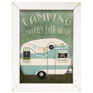 *Camping Happily Ever After Framed Print