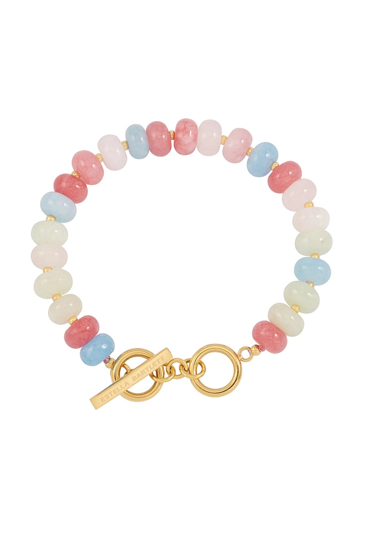 Candy Gemstone T-Bar Bracelet