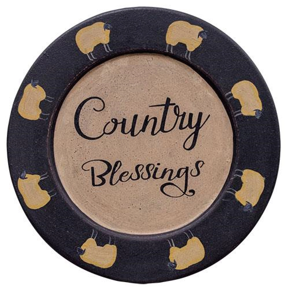 *Country Blessings Sheep Plate