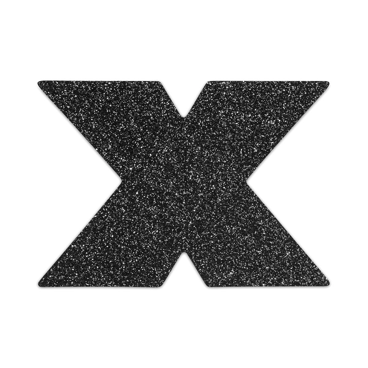 Cross Glittery Metallic Pasties