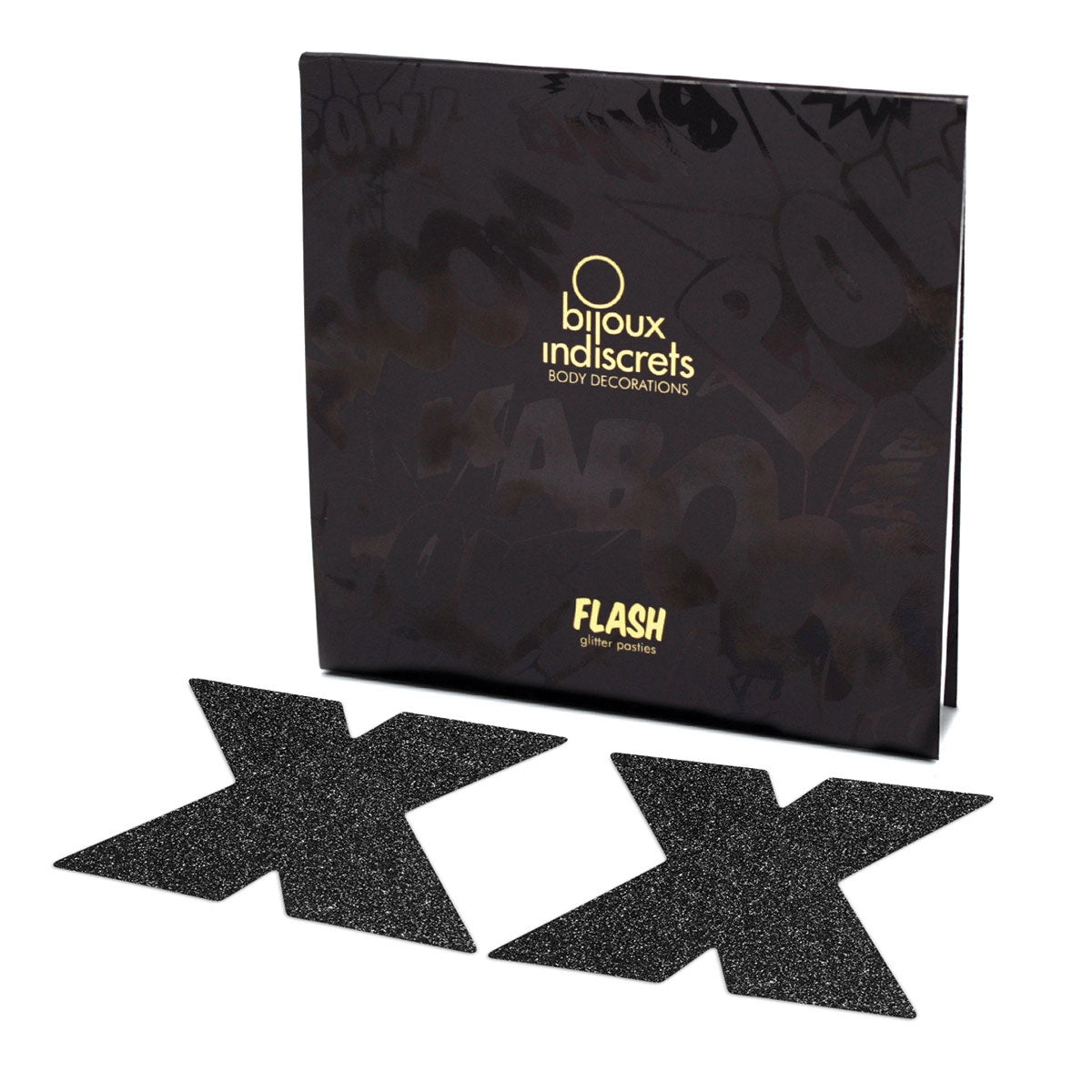 Cross Glittery Metallic Pasties
