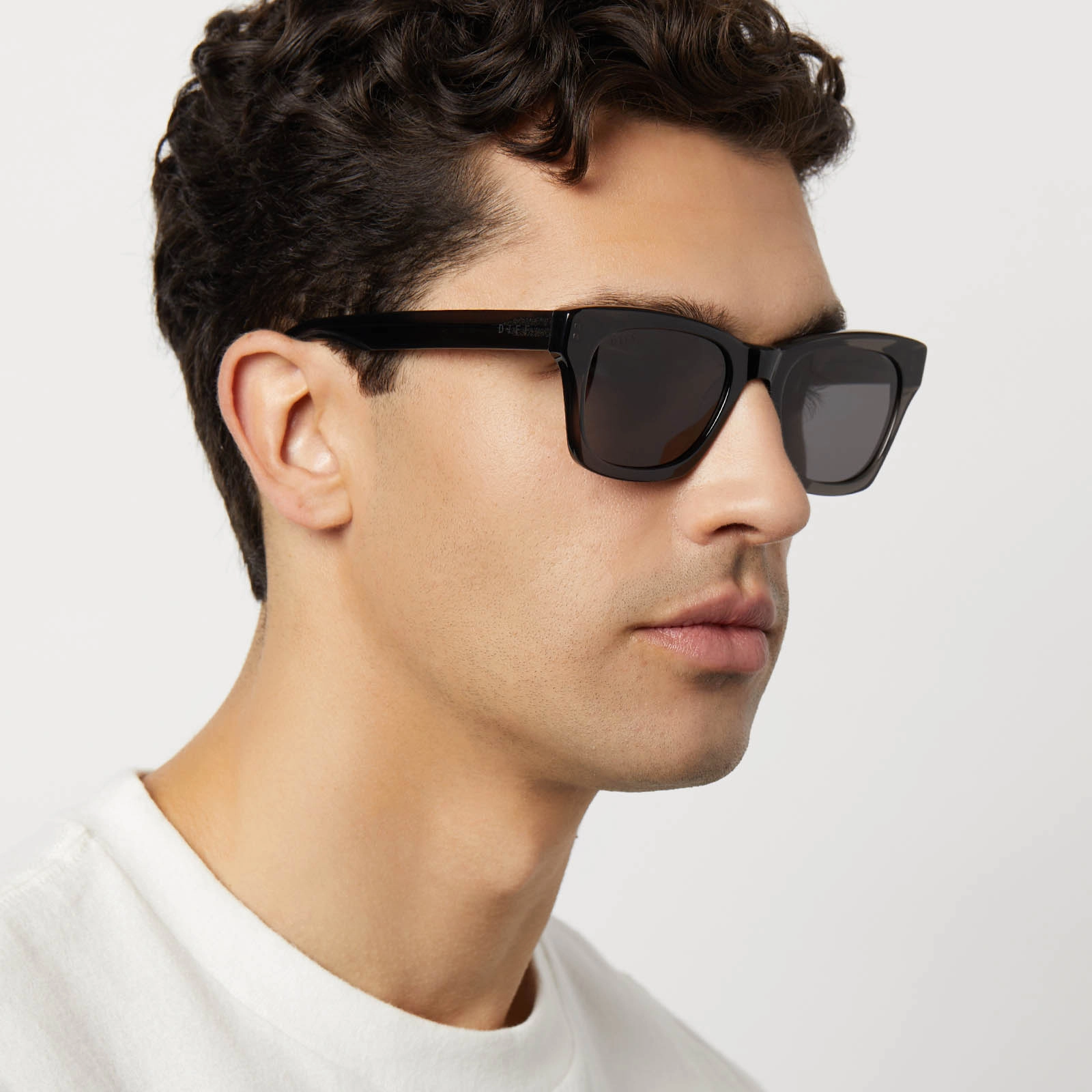 DEAN - BLACK SMOKE CRYSTAL   GREY   POLARIZED SUNGLASSES
