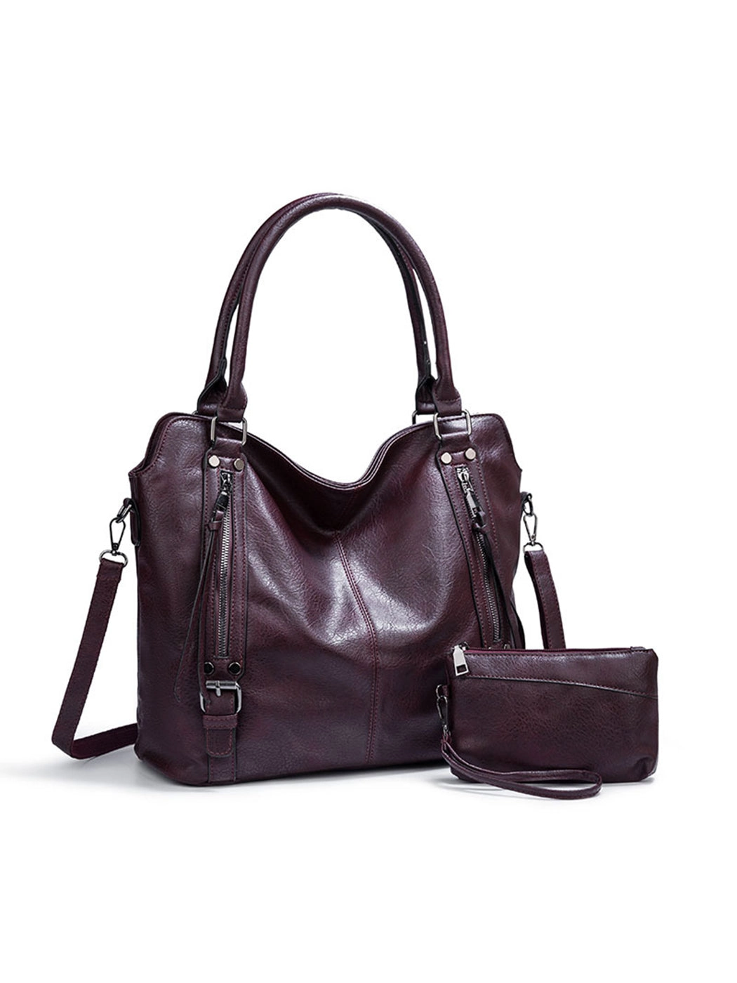 Elegant Large-Capacity Soft Leather Tote Bag