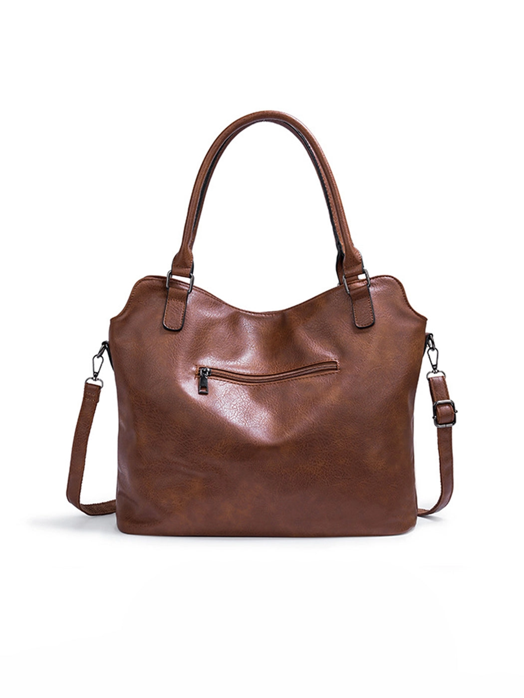 Elegant Large-Capacity Soft Leather Tote Bag