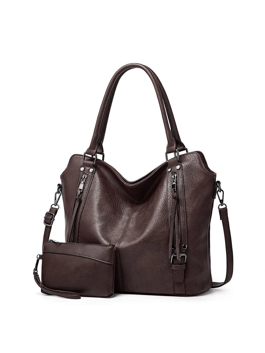 Elegant Large-Capacity Soft Leather Tote Bag