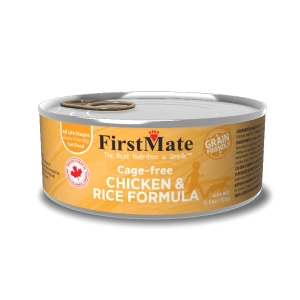 FirstMate Grain Friendly Cage-Free Chicken with Rice Canned Cat Food