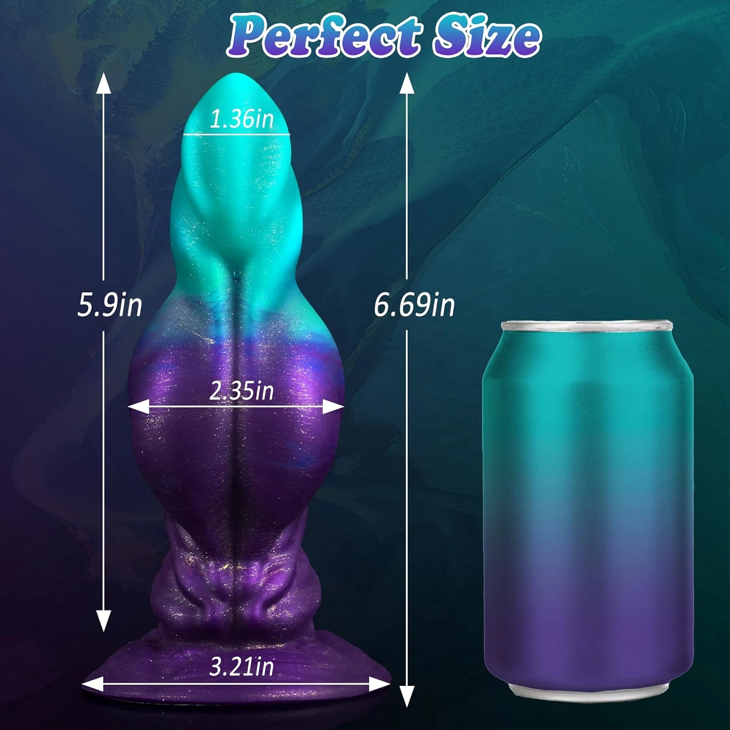 Gade 6.5 Fantasy Knot Dildo with Knot- Laphwing