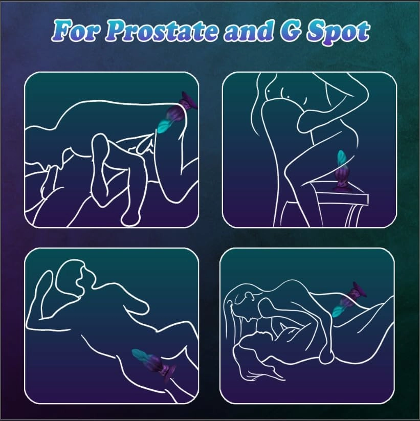 Gade 6.5 Fantasy Knot Dildo with Knot- Laphwing