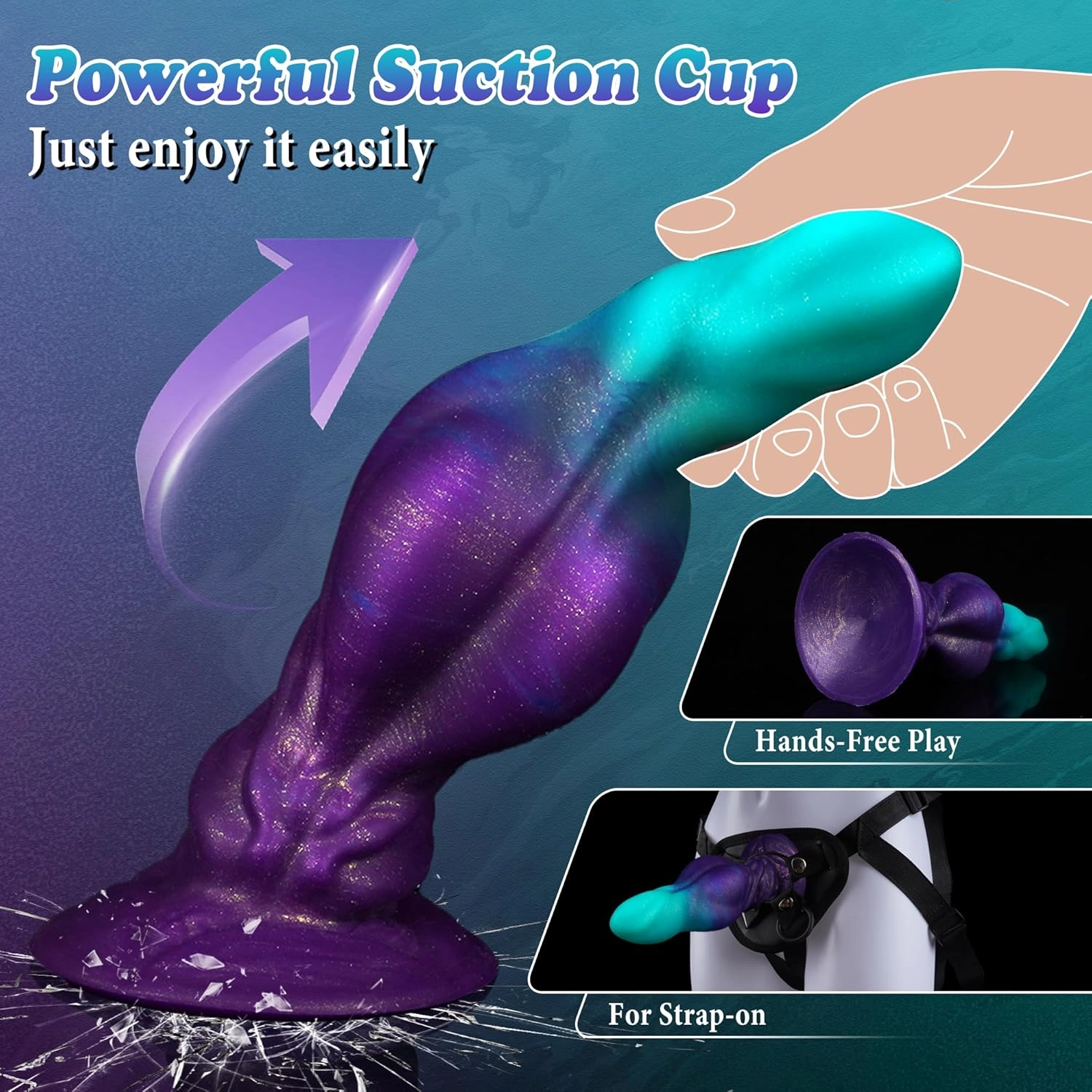 Gade 6.5 Fantasy Knot Dildo with Knot- Laphwing