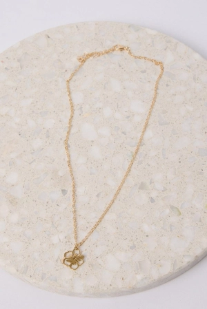 Gold Flower Necklace