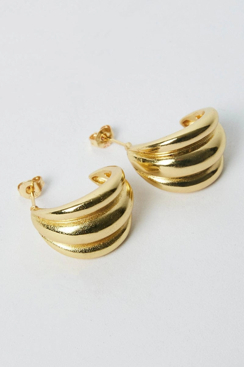 Gold Hoop Earrings