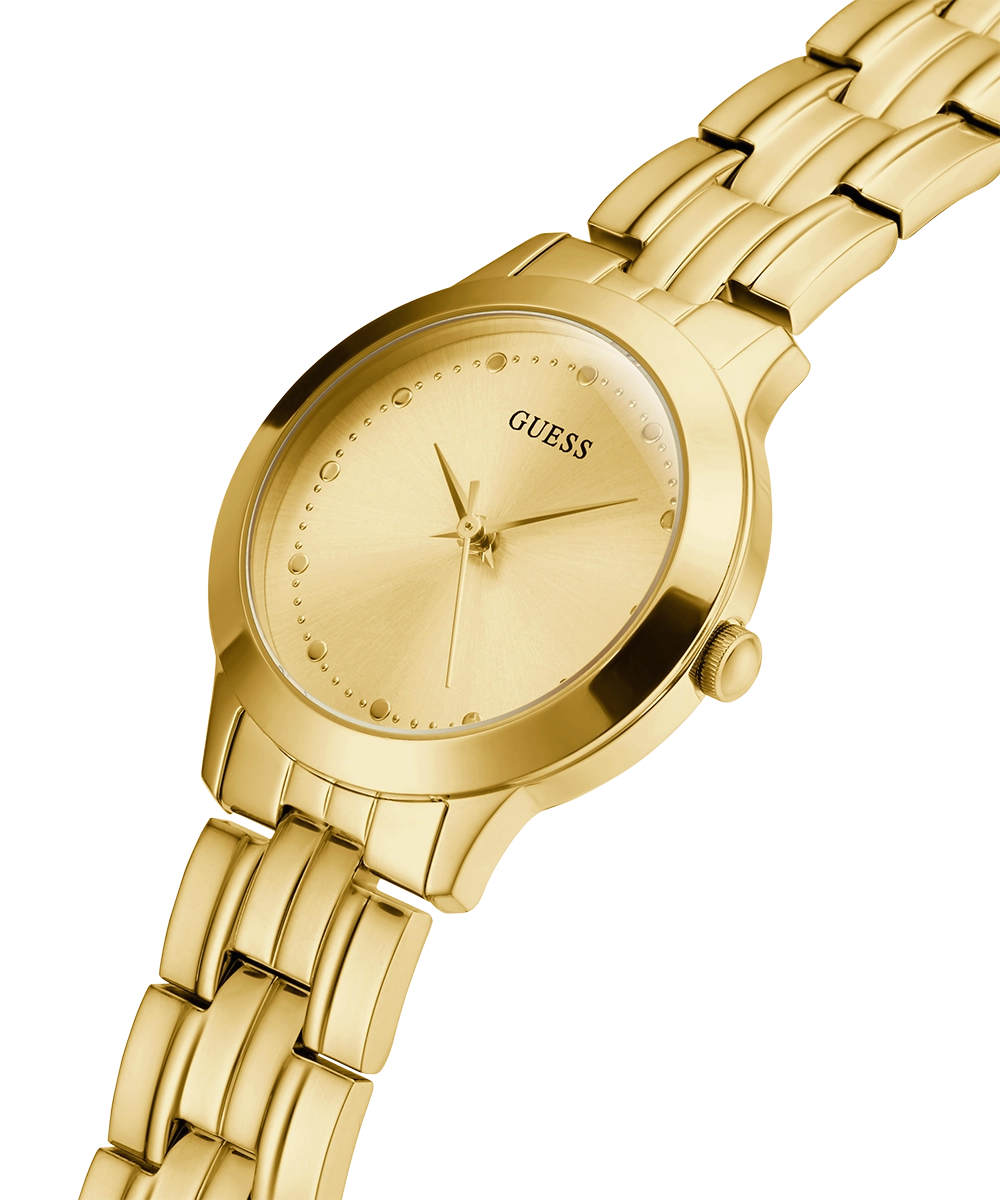 GUESS Ladies Gold Tone Analog Watch