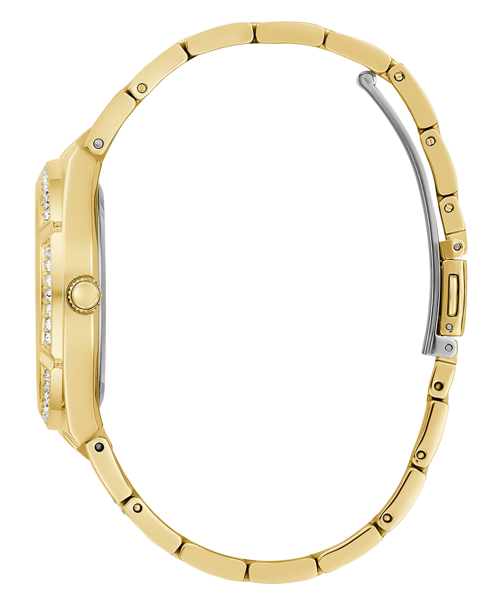 GUESS Ladies Gold Tone Multi-function Watch