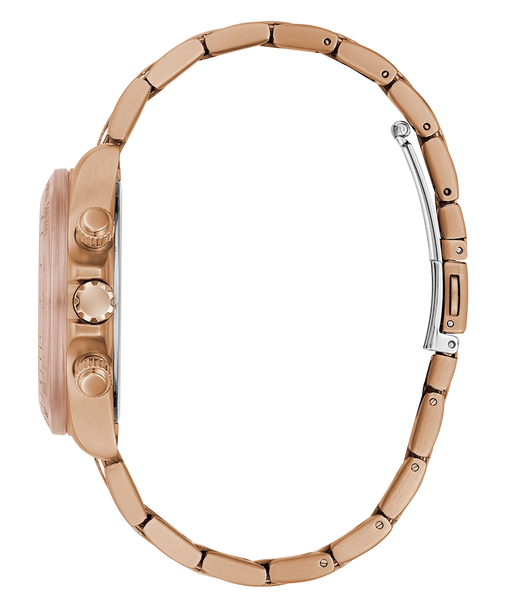 GUESS Ladies Rose Gold Tone 2-Tone Multi-function Watch