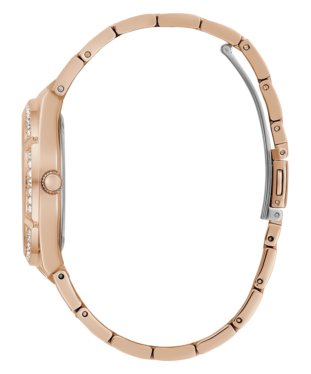 GUESS Ladies Rose Gold Tone Multi-function Watch
