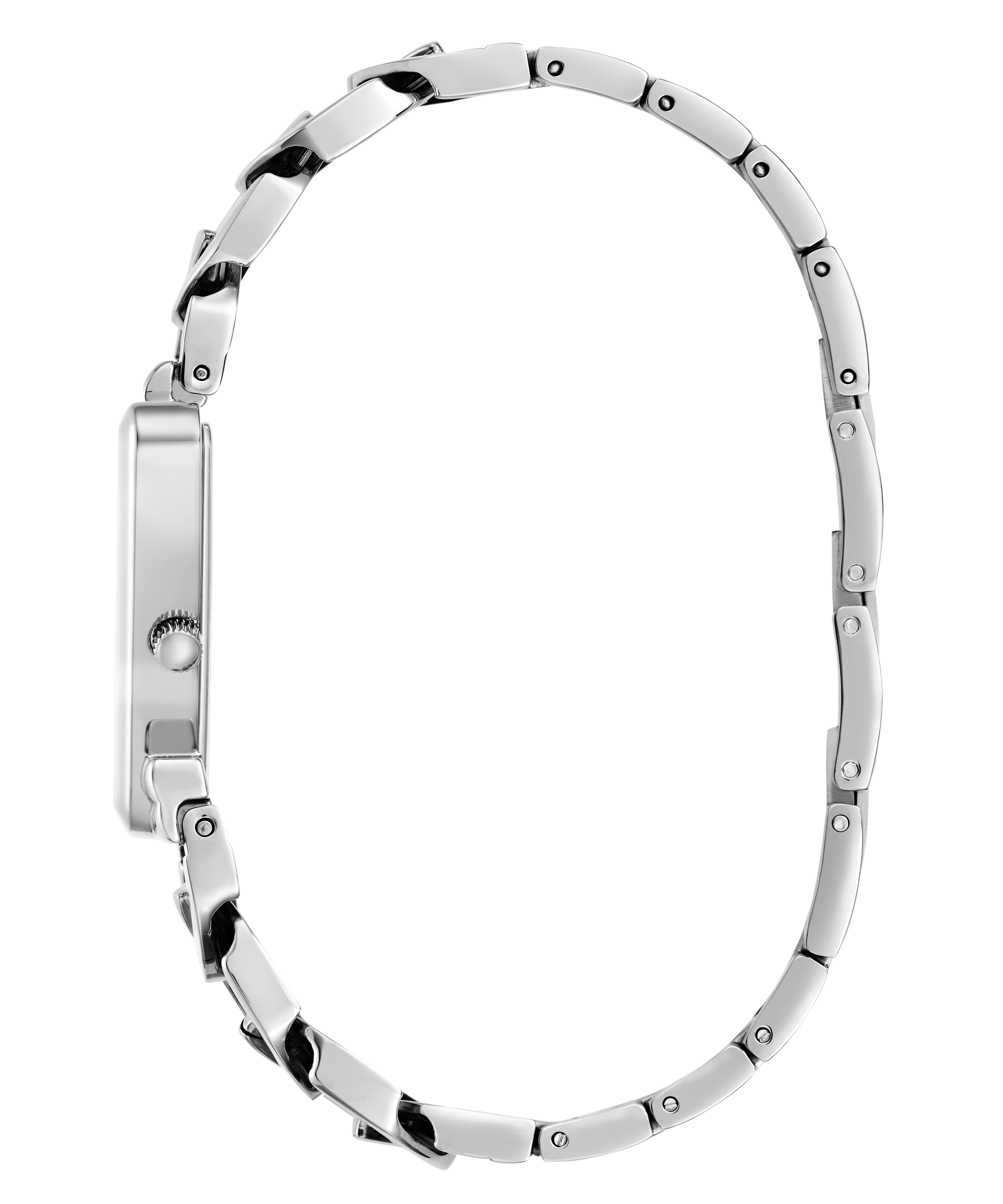 GUESS Ladies Silver Tone Analog Watch