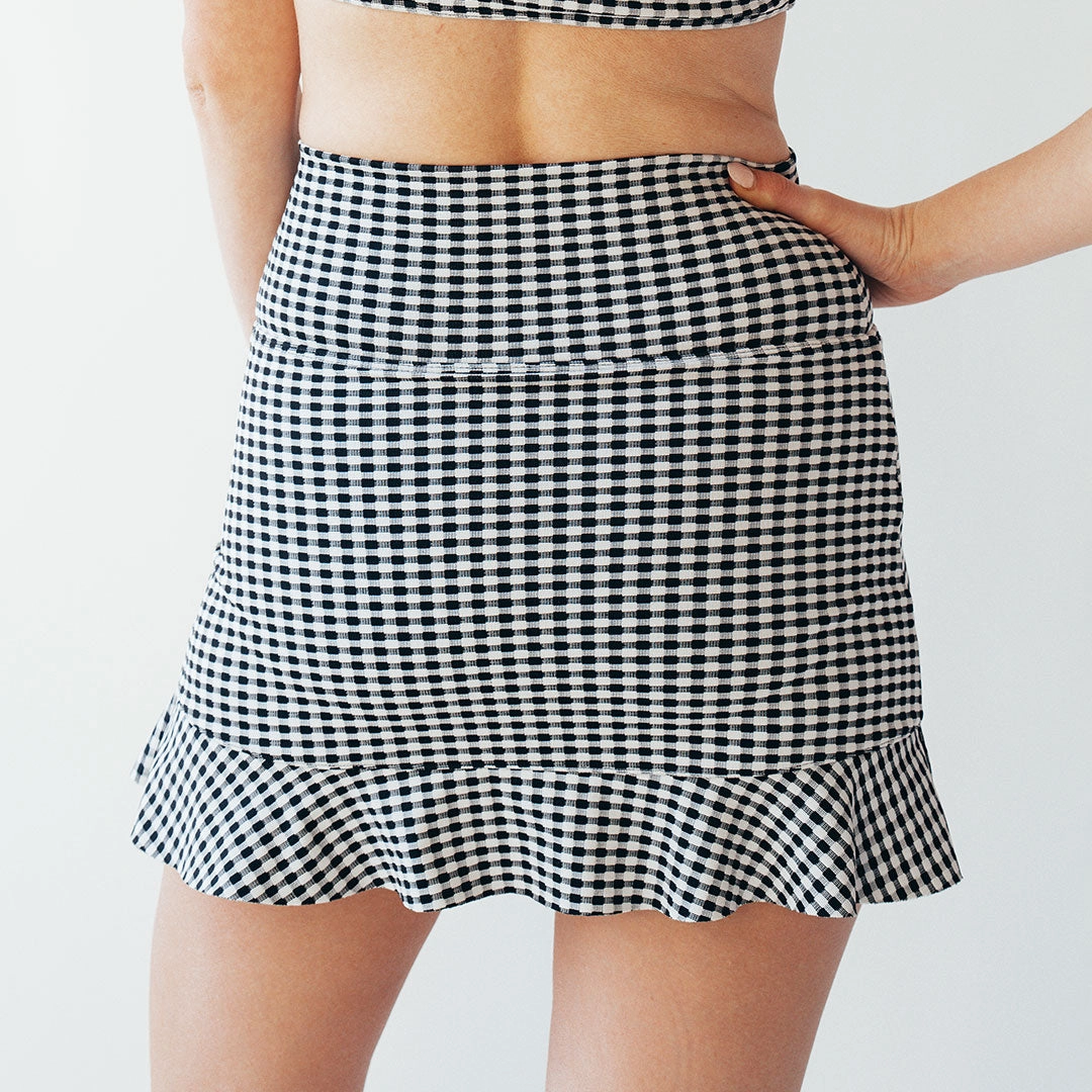 Hamptons High-Waisted Swim Skirt