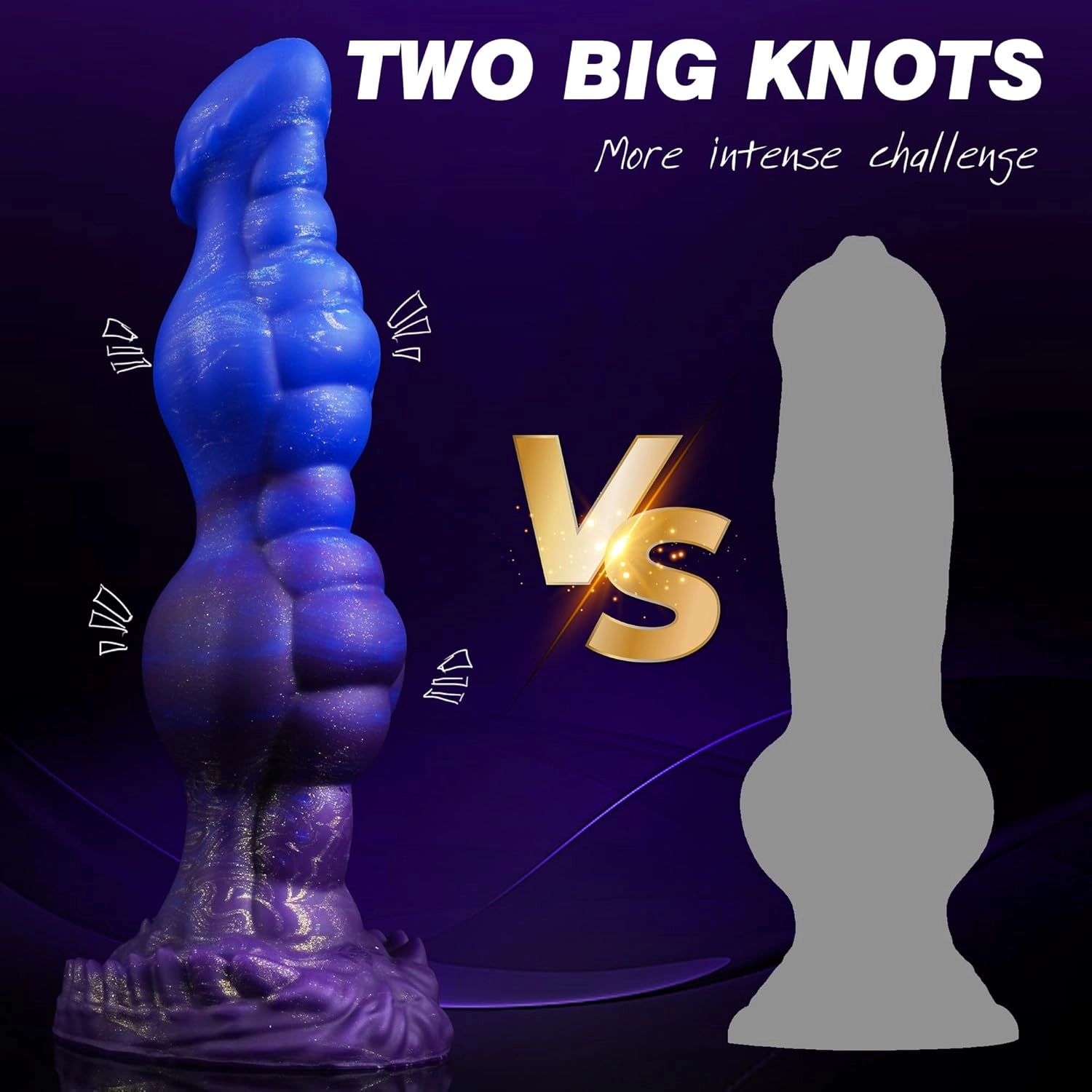 Jaela 8.2 Fantasy Knot Dildo Dog Dildo With Strong Suction Cup - Laphwing
