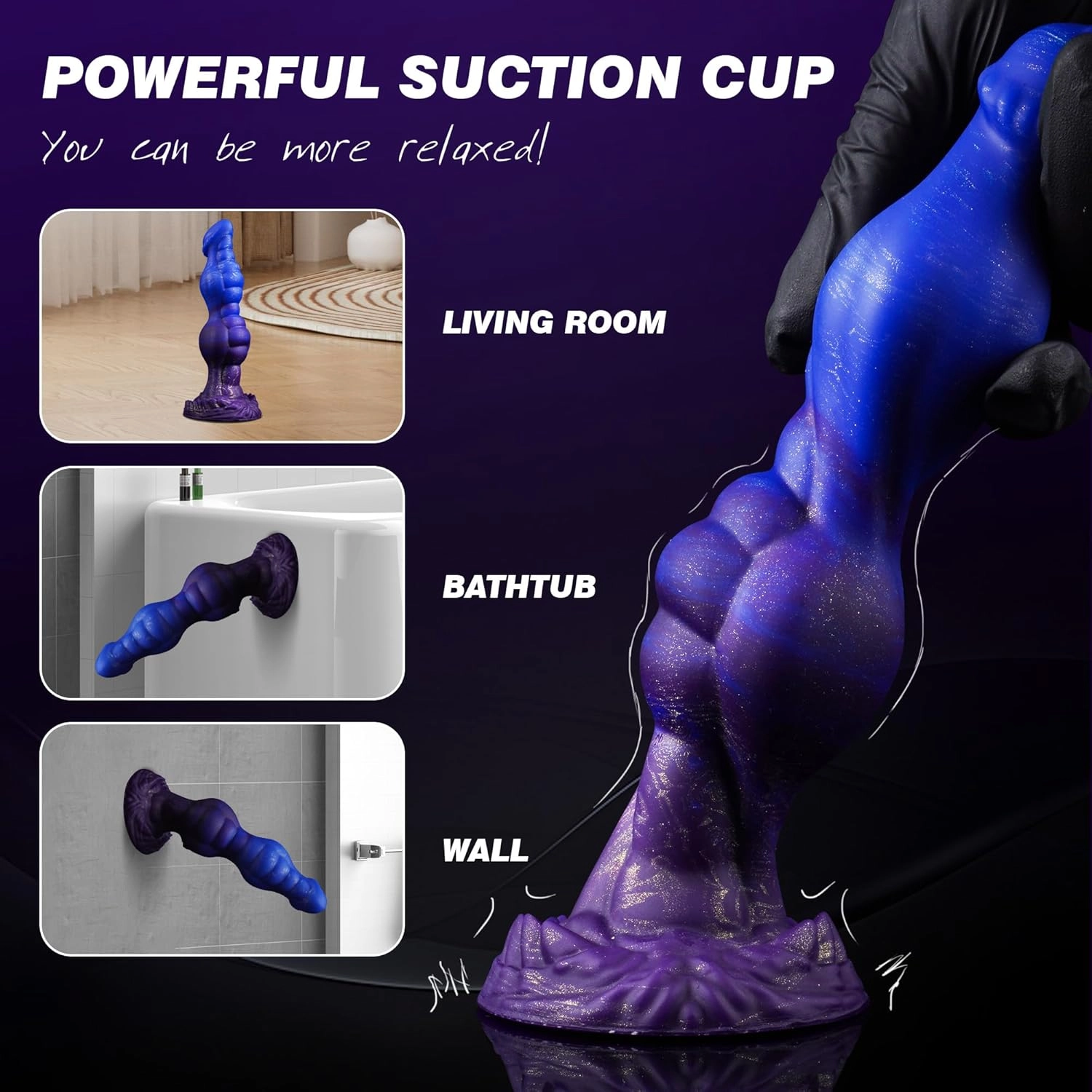 Jaela 8.2 Fantasy Knot Dildo Dog Dildo With Strong Suction Cup - Laphwing
