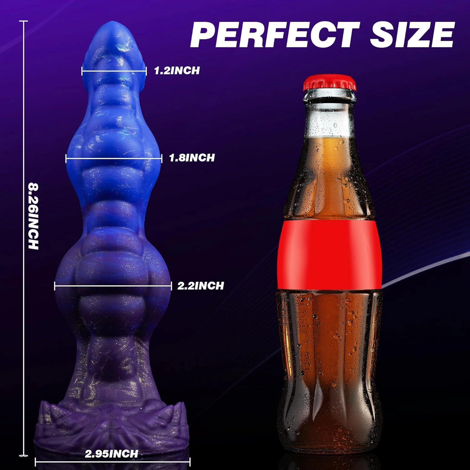 Jaela 8.2 Fantasy Knot Dildo Dog Dildo With Strong Suction Cup - Laphwing