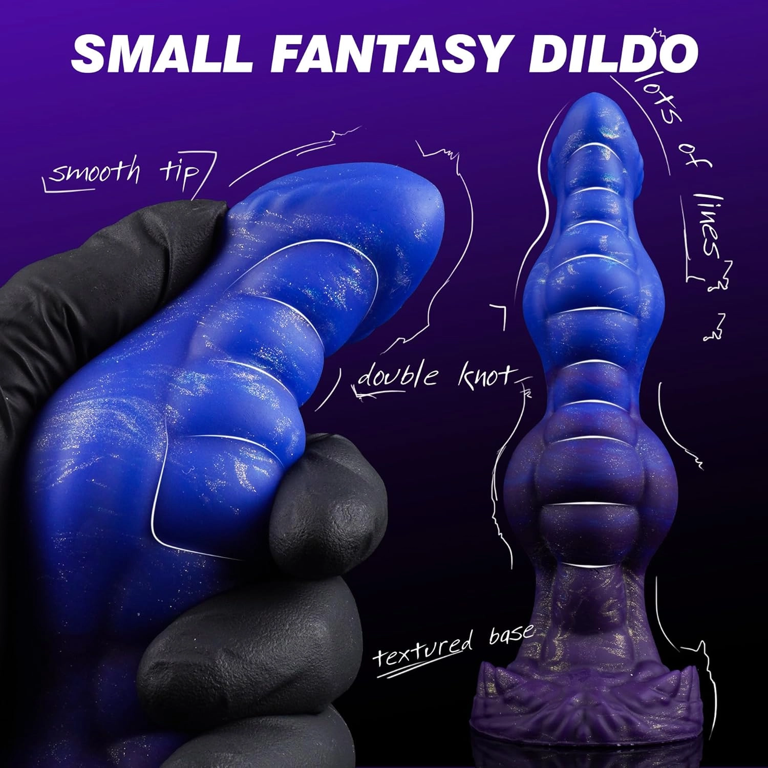 Jaela 8.2 Fantasy Knot Dildo Dog Dildo With Strong Suction Cup - Laphwing