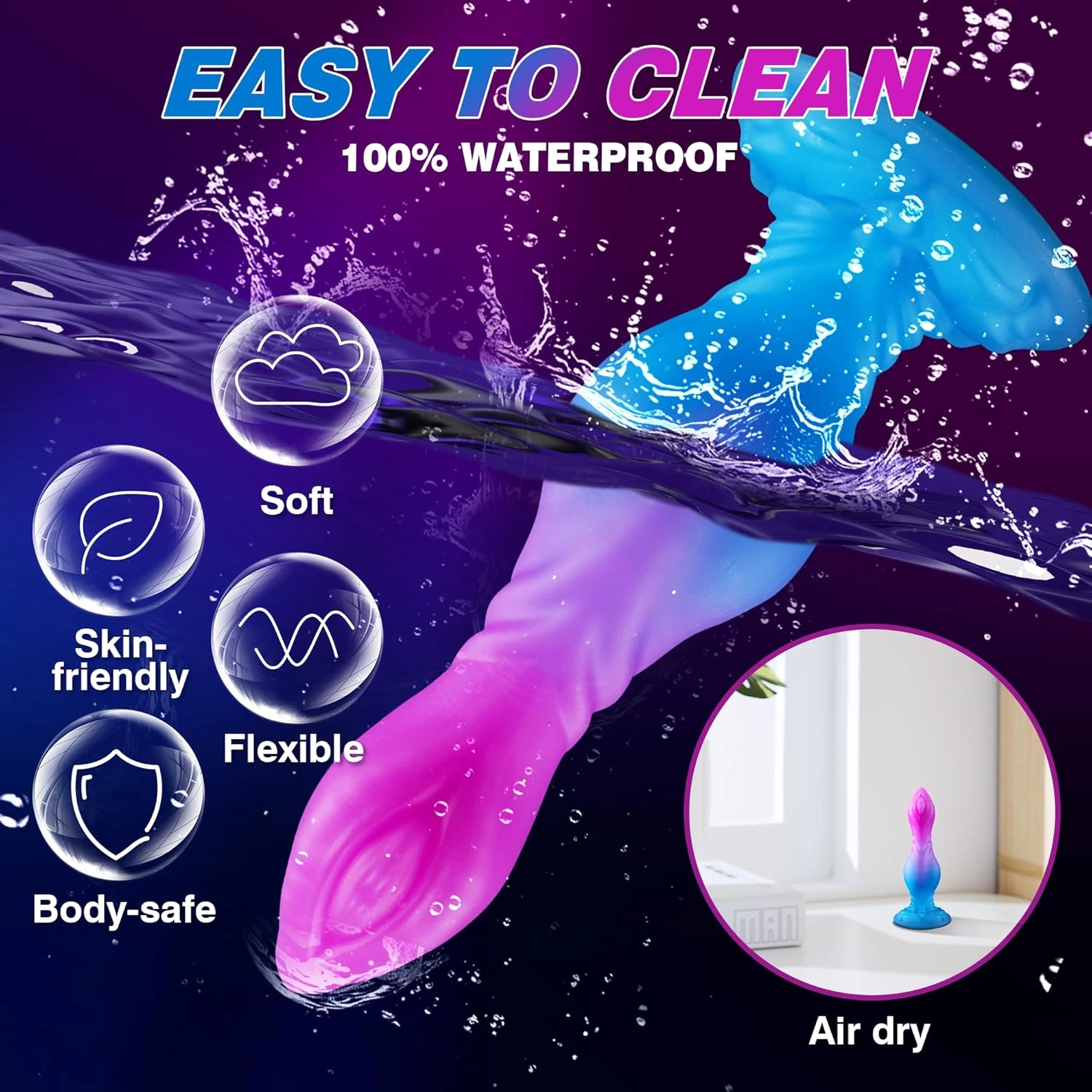 Jenny 8 Fantasy Dildo Monster Dildo with Knot-Laphwing