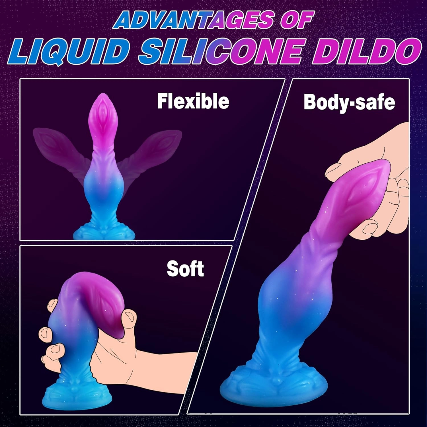Jenny 8 Fantasy Dildo Monster Dildo with Knot-Laphwing