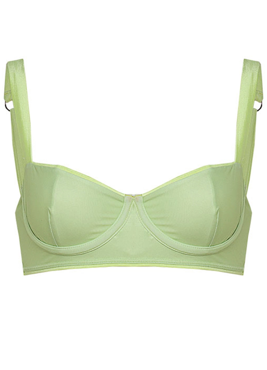 Maaji Lemonade Green Serendipity Underwire Bikini Top