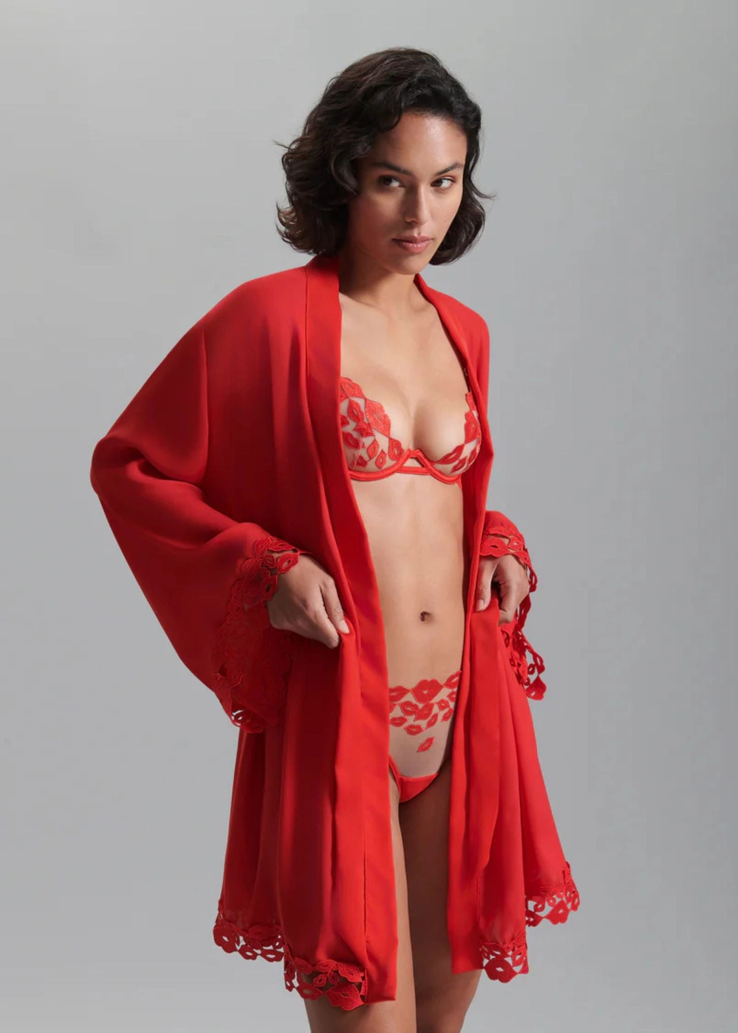 Marian Kimono (Red)